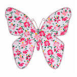 Applique vlinder florroze staand fotobeeldje<br><div class="desc">Origineel - door YANKAdesigns!</div>