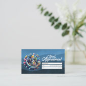 Appointment Reminder House Cleaning Housekeeping Visitekaartje (Staand voorkant)