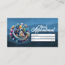 Appointment Reminder House Cleaning Housekeeping Visitekaartje