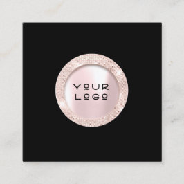 Appointpas Roos Eyelashes Logo Black White Contactkaartje