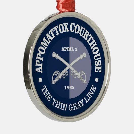 Appomattoc Courthouse (B&G) Metalen Ornament (Rechts)