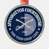 Appomattoc Courthouse (B&G) Metalen Ornament (Voorkant)