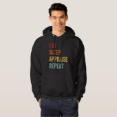 Appraiser Eat Sleep Appraise Repeat Real Estate Ap Hoodie (Voorkant volledig)