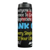 Appreciate And Thank God For Every Single Day Thermosbeker (Voorkant)