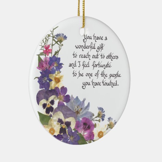 appreciatie keramisch ornament (Rechts)