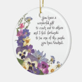 appreciatie keramisch ornament (Links)