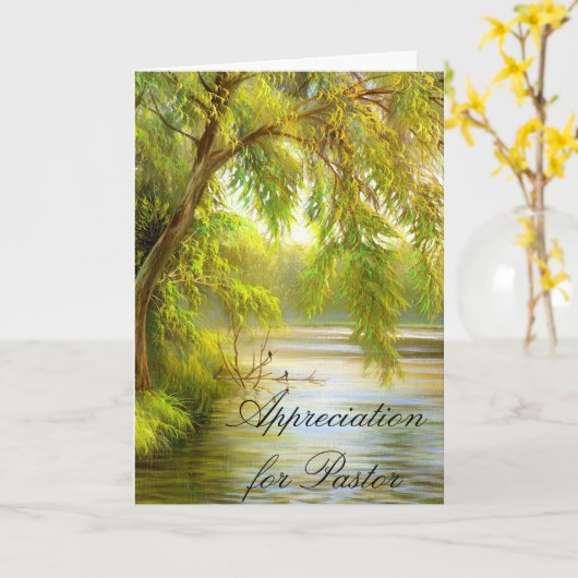 Appreciatie voor Predikant Kaart (Gele Bloem)