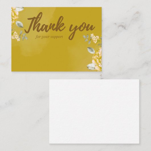 Appreciation Always Notitiekaartje (Voorkant / Achterkant)