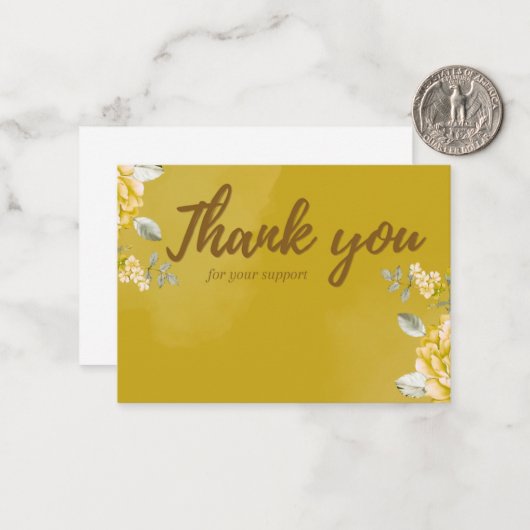 Appreciation Always Notitiekaartje (Voorkant / Achterkant in situ)