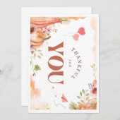 Appreciation Bespoke Thanksgiving kaart cadeau set (Voorkant / Achterkant)