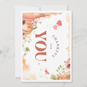 Appreciation Bespoke Thanksgiving kaart cadeau set