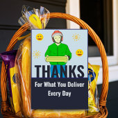 Appreciation Card for Daily Delivery Service Gift Bedankkaart