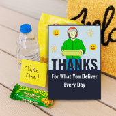 Appreciation Card for Daily Delivery Service Gift Bedankkaart