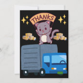 Appreciation Card for Delivery Driver Custom Text Bedankkaart (Voorkant)