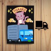 Appreciation Card for Delivery Driver Custom Text Bedankkaart