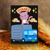 Appreciation Card for Delivery Driver Custom Text Bedankkaart
