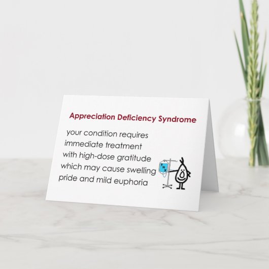 Appreciation Deficiency Syndrome - grappig bedankt (Voorkant)