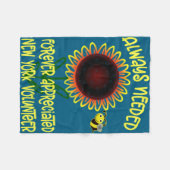 Appreciation New York Always Needed Volunteer Reco Fleece Deken (Voorkant (Horizontaal))