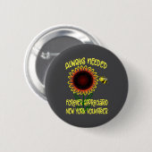 Appreciation New York Always Needed Volunteer Reco Ronde Button 5,7 Cm (Voorkant /achterkant)
