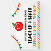 Appreciation Station Teacher Dank u Spandoek (Verticaal)