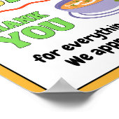 Appreciation Week Sign, Personeel Appreciation Sig Poster (Hoek)