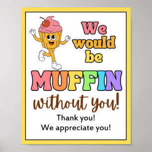 Appreciation Week Sign, Personeel Appreciation Sig Poster