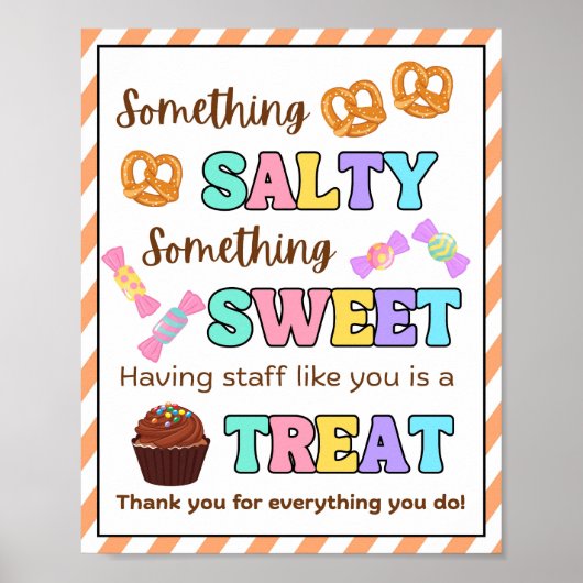 Appreciation Week Sign, Personeel Appreciation Sig Poster (Voorkant)