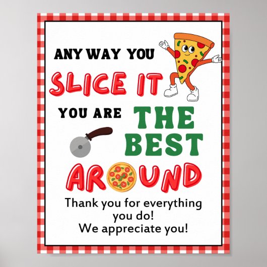 Appreciation Week Sign, Personeel Appreciation Sig Poster (Voorkant)