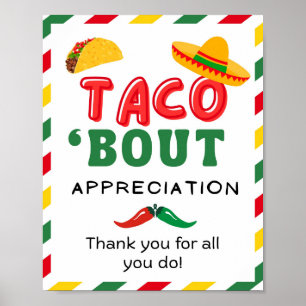 Appreciation Week Sign, Personeel Appreciation Sig Poster