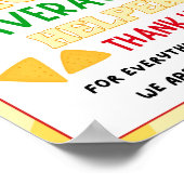 Appreciation Week Sign, Personeel Appreciation Sig Poster (Hoek)