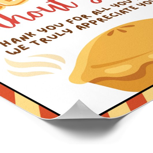 Appreciation Week Sign, Personeel Appreciation Sig Poster (Hoek)