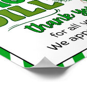 Appreciation Week Sign, Personeel Appreciation Sig Poster (Hoek)