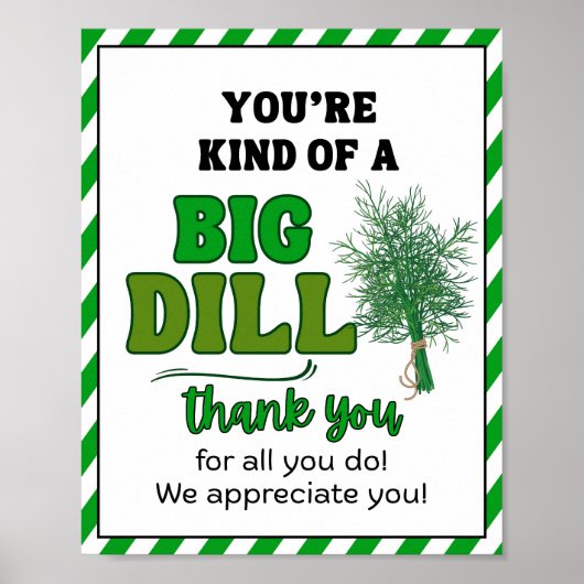 Appreciation Week Sign, Personeel Appreciation Sig Poster (Voorkant)