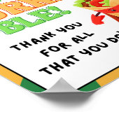 Appreciation Week Sign, Personeel Appreciation Sig Poster (Hoek)