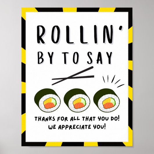 Appreciation Week Sign, Personeel Appreciation Sig Poster (Voorkant)