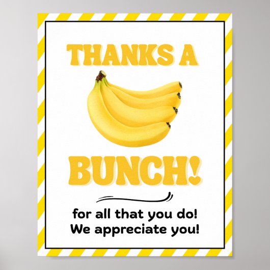 Appreciation Week Sign, Personeel Appreciation Sig Poster (Voorkant)