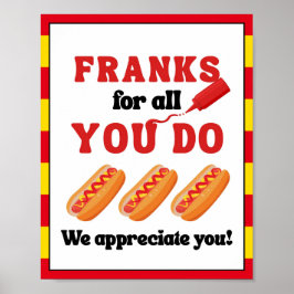 Appreciation Week Sign, Personeel Appreciation Sig Poster