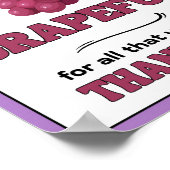 Appreciation Week Sign, Personeel Appreciation Sig Poster (Hoek)