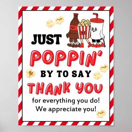 Appreciation Week Sign, Personeel Appreciation Sig Poster (Voorkant)