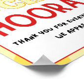 Appreciation Week Sign, Personeel Appreciation Sig Poster (Hoek)