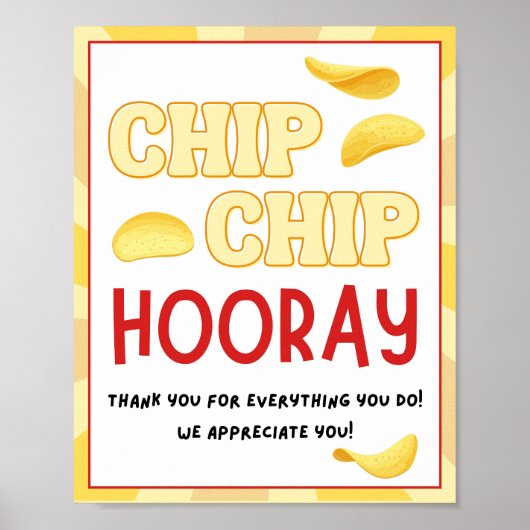 Appreciation Week Sign, Personeel Appreciation Sig Poster (Voorkant)