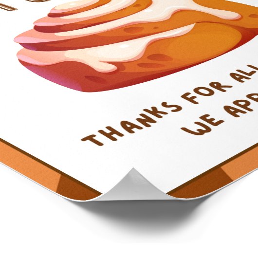 Appreciation Week Sign, Personeel Appreciation Sig Poster (Hoek)