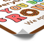 Appreciation Week Sign, Personeel Appreciation Sig Poster (Hoek)