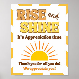 Appreciation Week Sign, Personeel Appreciation Sig Poster