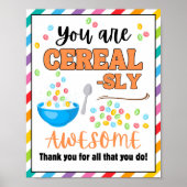 Appreciation Week Sign, Personeel Appreciation Sig Poster (Voorkant)