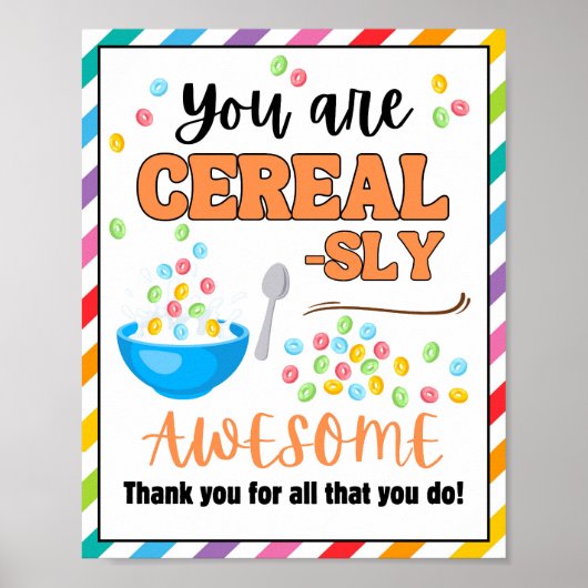 Appreciation Week Sign, Personeel Appreciation Sig Poster (Voorkant)