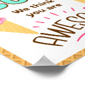 Appreciation Week Sign, Personeel Appreciation Sig Poster (Hoek)