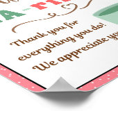 Appreciation Week Sign, Personeel Appreciation Sig Poster (Hoek)