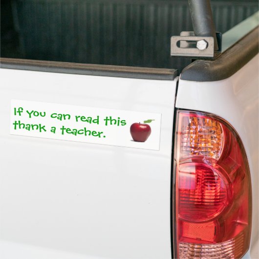 appreciëren bumpersticker (Op Truck)