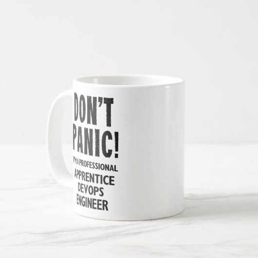 Apprentice DevOps-engineer Koffiemok (Voorkant links)